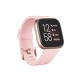 Fitbit Versa 2 Health & Fitness Smartwatch (NFC), Petal Pink - Copper Rose Aluminum