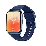 Smartwatch Damen Herren, Fitness Tracker für Women Men 1.96” HD Touch-Farbdisplay mit Bluetooth Anrufe,Fitnessuhr…