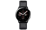 Samsung Galaxy Watch Active 2 (Bluetooth) 40mm, Stainless Steel, Black SM-R830NSKAPHE, schwarz, 40 mm