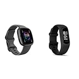 Fitbit Sense 2 by Google – Smartwatch Damen/Herren & Garmin vívosmart 5 – Fitness-Tracker mit extragroßem…