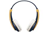 JVC HA-KD10W Headphones Wireless Head-Band Music Bluetooth Blue Yellow