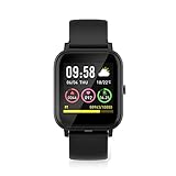 NEDIS SmartLife - Smartwatch - LCD-Anzeige - IP68 - Maximale Betriebszeit: 7200 min - mit Schrittzähler…