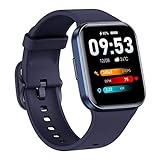 WalkerFit Smartwatch für Damen Herren, 1,7" Touchscreen Fitnessuhr, Herzfrequenz/Schlaf/Blutsauerstoff…