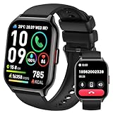 SKG Smartwatch für Herren und Damen (Annehmen/Tätigen von Anrufen), 5 cm Smartwatch für Android iPhone,…