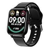 KAKTIN Smartwatch Uhren für Männer und Frauen, Anruf annehmen/ tätigen, Fitness-Tracker Uhr, Kalorien-Schrittzähler,…