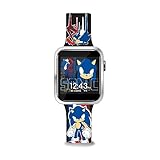Accutime SEGA Sonic The Hedgehog Black Erwachsene Smartwatch für Herren, Damen, Unisex, Touchscreen-Kamera,…