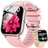 Smartwatch mit Telefonfunktion Fitnessuhr Sport Uhren - 1.83 Zoll Smart Watch Damen mit Herzfrequenz…