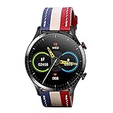 HOAIYO Smartwatch for Men (Answer Make Call), 1.3" AMOLED Touchscreen, Smartwatch for Android iOS Phones…