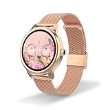 DCU Tecnologic - Sophie Smartwatch - Smartwatch, Damen, Roségold, mit Metallband in Roségold - HD-Touchscreen…