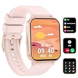 LIGE Smartwatch für Damen Herren mit Telefonfunktion, 1.83" Touchscreen Fitnessuhr 100+ Sportmodi, Pulsmesser…