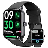 KALINCO Smartwatch für Damen Herren, Fitnessuhr 1.8 Zoll mit Telefonfunktion, Fitness Tracker Alexa…