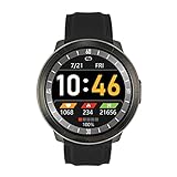 WATCHMARK Smartwatch WM18 schwarzes Leder