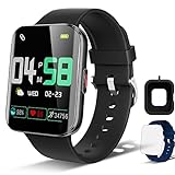 Smartwatch, Fitnessuhr Damen Herren, 1.69" HD Touchscreen Fitness Tracker mit Pulsmesser Schlafmonitor…