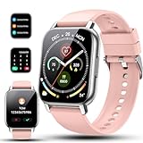 Smartwatch Herren Damen mit Telefonfunktion, 1,85" Zoll Voll Touchscreen Smart Watch, 112+Sportmodi…