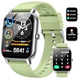 Smartwatch für Damen Herren, 1,85 Zoll Touchscreen Smart Watch mit Bluetooth Anrufe, IP68 Wasserdicht…