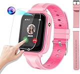 4G Kinder-Smartwatch-Telefon, 1.69" Kinder-Smartwatch-Telefon mit Video und Telefonanruf, Kinder-GPS-Uhr…