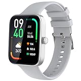 MVEFOIT Smartwatch Annehmen/Tätigen von Anrufen, Fitness Uhr mit AI-Steuerung Anruf/SMS, Android Smartwatch…