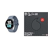 Samsung Galaxy Watch5 Smartwatch, Gesundheitsfunktionen, Fitness Tracker, LTE, 44 mm, Blue + incl. 36…