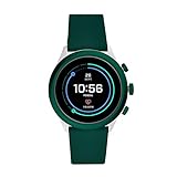 Fossil Herren Sport Herzfrequenz Metall und Silikon Touchscreen Smartwatch Farbe: Grau, Fichtengrün…