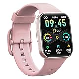 Smartwatch Damen Herren, 1,69" Touchscreen Smart Watch Uhr, Fitnessuhr mit Pulsuhr Herzfrequenz Schlafmonitor…