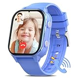 AXYWINBO Kinder Uhr 4G, Kinder-Smartwatch mit Videoanruf, mit WiFi/GPS Tracker/Bluetooth Musik Schulmodus…
