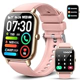 Smartwatch Damen mit Telefonfunktion, 1.85 Zoll Touchscreen Smart Watch IP68 Wasserdicht Fitness Tracker,…