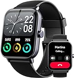 Smartwatch, Fitness Tracker Uhr 1.8" Touchscreen, Damen Herren Uhren Watch für Android IOS, IP68 Fitness…