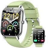 Smartwatch Herren Damen, HD Voll Touchscreen Smart Watch mit Telefonfunktion, IP68 Wasserdicht Fitnessuhr…