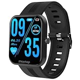 MAXTOP Fitness-Tracker für Damen und Herren, 4.3 cm (1.7 Zoll) Touchscreen-Smartwatch für iPhone, Android-Handy,…