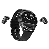 Junerain Intelligente Uhr für Frauen und Männer (Annehmen/Anrufen), Fitness-Uhr mit Bluetooth-kompatiblen…