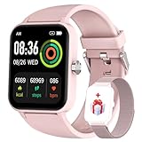 IOWODO Smartwatch Damen Herren 1,85 Zoll Uhren Fitness Tracker Uhr mit Schrittzähler Sportuhr Herzfrequenz…