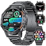SUNKTA Smartwatch Herren mit Telefonfunktion, 400Amh 1,39" Voll Touchscreen Fitness Tracker Armbanduhr…