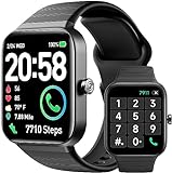 Smartwatch Damen mit Telefonfunktion,1.8"HD Fitnessuhr Alexa Integriert,SpO2, Herzfrequenz, Stress,…