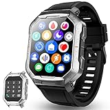 Smartwatch Herren mit Telefonfunktion,1.83 Zoll HD Voll Touchscreen Armbanduhr Herren Smartwatch mit…