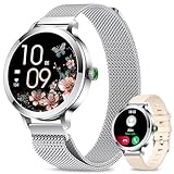 Efolen Smartwatch Damen mit Telefonfunktion, 1.1" Zoll Touchscreen Smart Watch, Armbanduhr mit 110+Sportmodi…