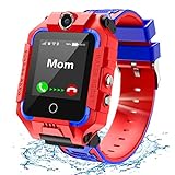 LiveGo Kinder Smartwatch 4G, Wasserdichtes und Sicheres Smartwatch-Telefon mit 360° Drehbarem, GPS-Tracker,…
