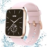 Holiday Smartwatch Damen, 100+ Sportmodi IP68 Wasserdicht Fitnessuhr, 1.8” Smart Watch Uhr für Android…