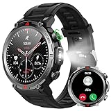 IFMDA Smartwatch Herren Damen, 1,45" LCD Sports Smart Watch, 300 mAh Fitnessuhr mit Bluetooth Calls…