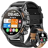 LIGE Smartwatch für Herren, 3,5 cm (1,39 Zoll) Touchscreen, Militär-Fitness-Tracker, 100+ Sportmodi,…