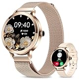 Efolen Smartwatch Damen mit Telefonfunktion, 1.1" Zoll Touchscreen Smart Watch, Armbanduhr mit 110+Sportmodi…