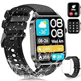 ECOSOON Smartwatch Damen Herren mit Bluetooth Anrufe, Fitnessuhr IP68 Wasserdicht Fitness Tracker mit…