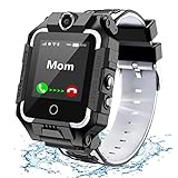 LiveGo Kinder Smartwatch 4G, Wasserdichtes und Sicheres Smartwatch-Telefon mit 360° Drehbarem, GPS-Tracker,…
