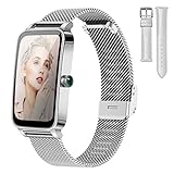 BOCLOUD Smartwatch Damen, Smart Watch für iPhone Android Handy, IP68 wasserdichte Blutsauerstoff/Herzfrequenz/Schlafüberwachung,…