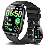Hendari Smartwatch Herren 2024 mit Bluetooth Telefonfunktion, 1.85 Inch Touchscreen Smart Watch, 100+…