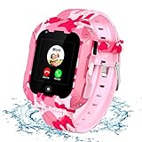 LiveGo Smart Watch für Kinder, 4G sicheres Smartwatch mit Abnehmbarem Gehäuse, GPS-Tracker, SOS-Anruf,…