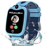 Smartwatch Kinder, 4G Kinder Smartwatch mit GPS und Telefon, Wasserdicht GPS Uhr Kinder mit Anruffunktion…