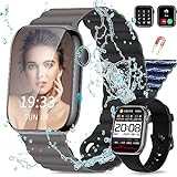 JANOLTY Smartwatch Damen Herren,Fitnessuhr Tracker mit Telefonfunktion 2.09" Touchscreen,Uhren Fitness…