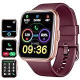 ENOMIR Smartwatch Damen mit Telefonfunktion, schrittzähler Uhr Damen mit großem Farbdisplay, Alexa eingebaute,…