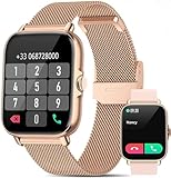 Tisoutec Smartwatch Damen Herren,Fitnessuhr Tracker mit Telefonfunktion 1,69" Touchscreen,Uhren Fitness…