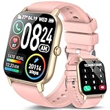 DUSONLAP Smartwatch Damen mit Bluetooth Anrufe, 1,85" Smart Watch, 110+Sportmodi Sportuhr, IP68 Wasserdicht…